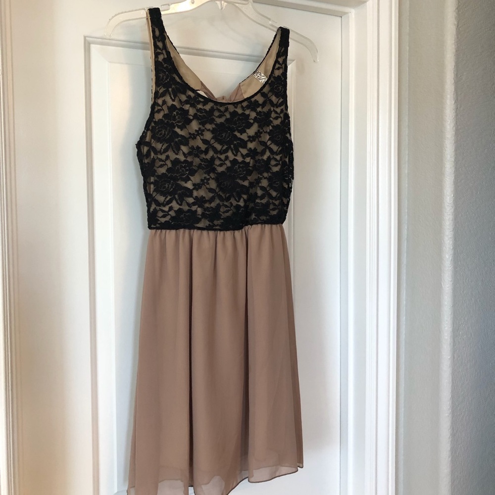 Bella D Black Lace Dress